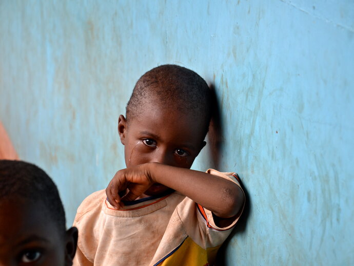 Photo: crying boy