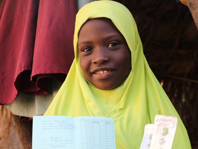 Photo: Child who has received SMC