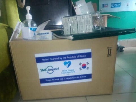 Photo: Box of SPAQ supplies