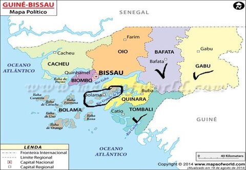 Photo: Guinea-Bissau SMC map