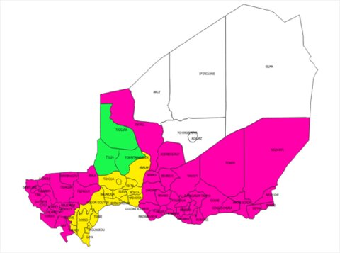 Niger SMC map