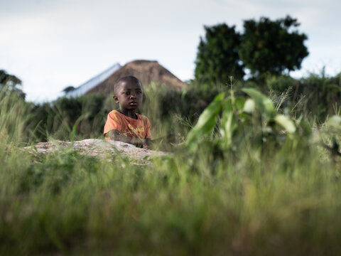 Photo: Boy in the field